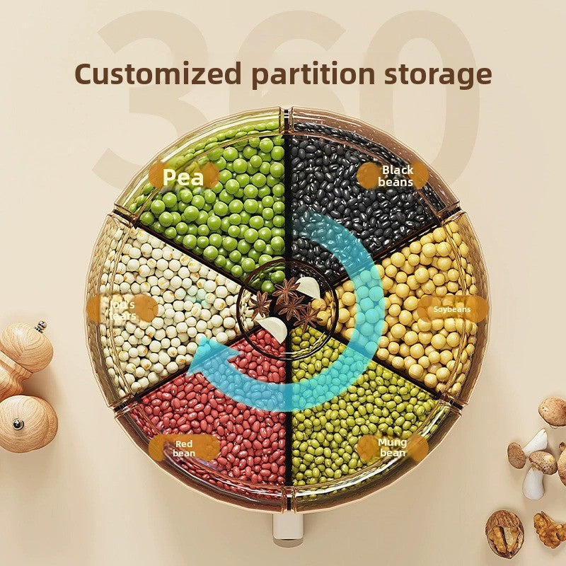 Sealed Rotating Grain Storage Container