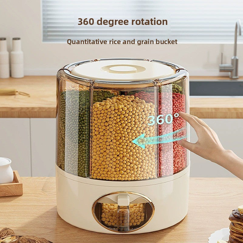 Sealed Rotating Grain Storage Container