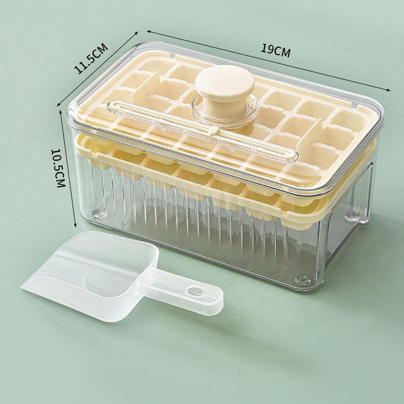 Mold Model with Lid Food-Grade Quick-Frozen Ice Cube Ice Tray