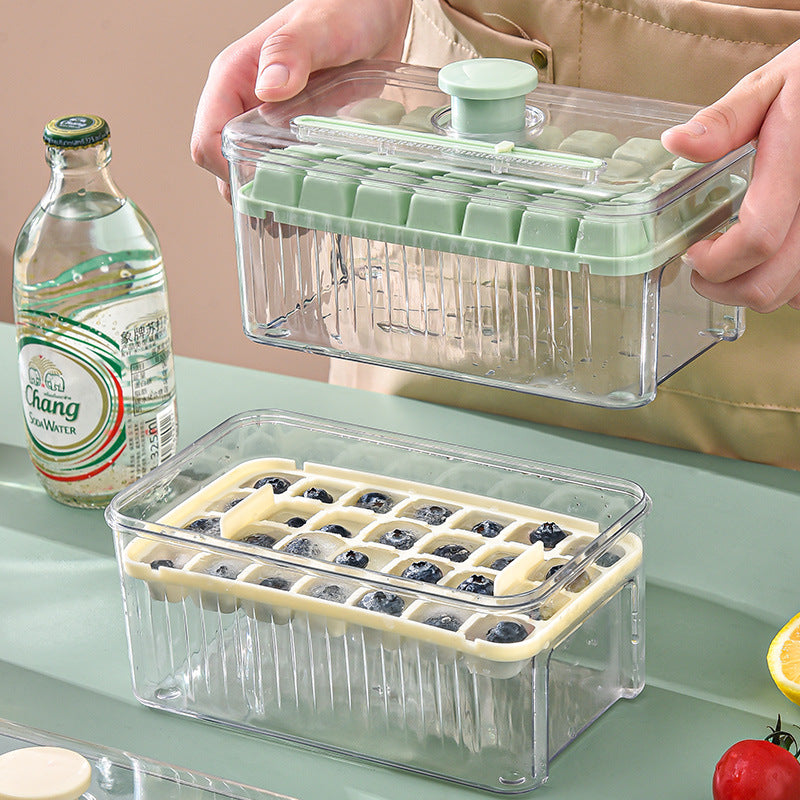 Mold Model with Lid Food-Grade Quick-Frozen Ice Cube Ice Tray