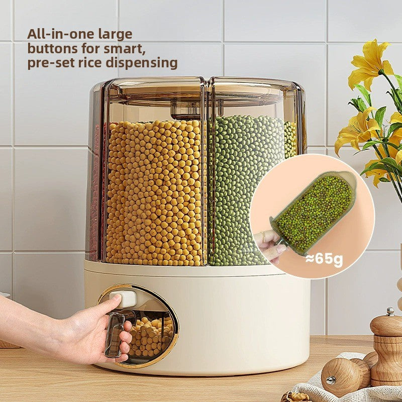 Sealed Rotating Grain Storage Container