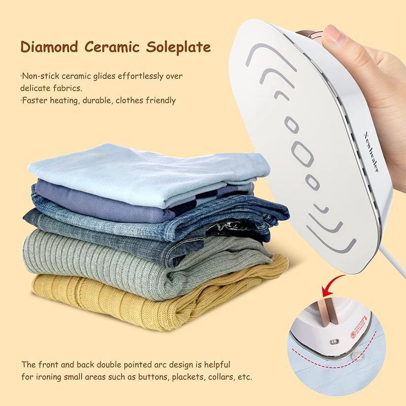 Handheld Mini Electric Dry Iron Dual Voltage