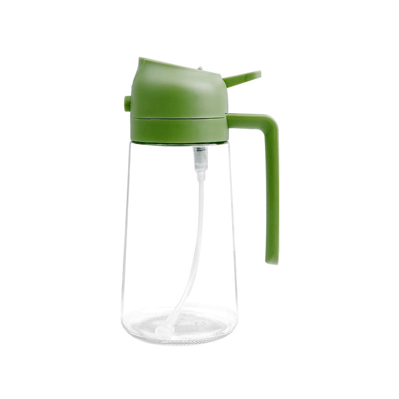 Dual-Function Glass Oil Spray Bottle