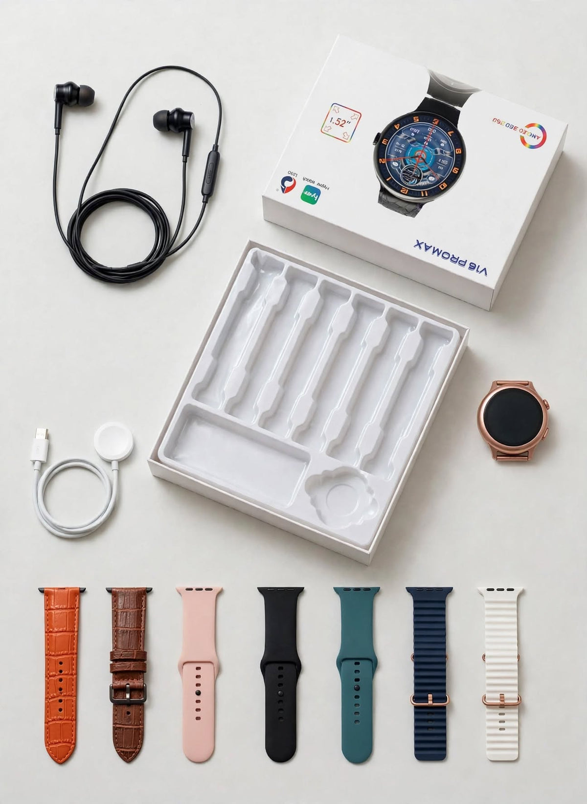 Smart watch & earphones